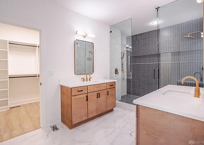 Catalyst-Custom-Homes walk in shower | Catalyst Custom Homes