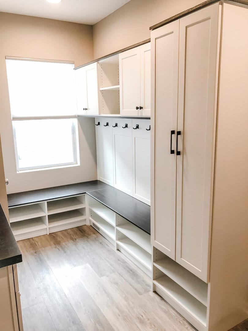 Entryway Storage and Organization Catalyst Custom Homes